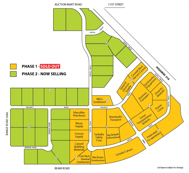 Current Business Map November 2017 BizHub Industrial Park   Current Business Map November 2017 764x700 